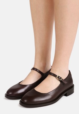 Bronx NEXT WAGON - Balerinke s trakom oko gležnja - coffee bean