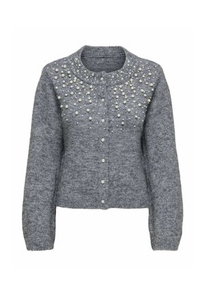 ONLMIGGIE - Strickjacke - medium grey melange