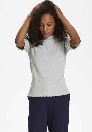 Karen by Simonsen CANDACE - Basic T-shirt - opal gray melange