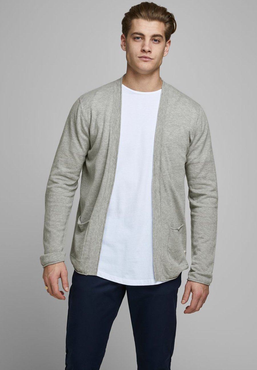 jack and jones cardigan grey