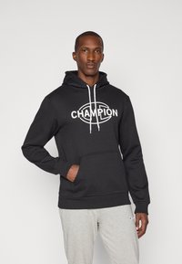 Champion GRAPHIC HOODIE - Hanorac - black