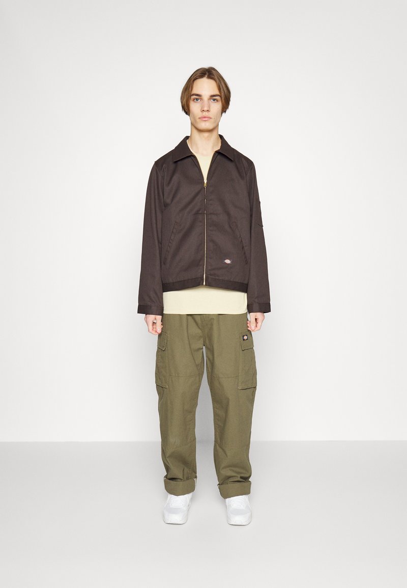 Dickies UNLINED EISENHOWER - Summer jacket - dark brown - Zalando 