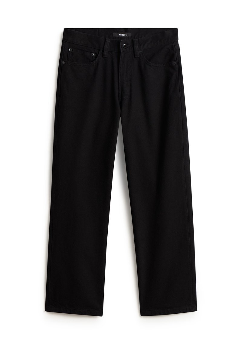 Vans 5 MID RISE STRAIGHT. - Straight leg jeans - black/zwart - Zalando.nl