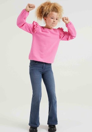 MET STRETCH - Flared Jeans - blue