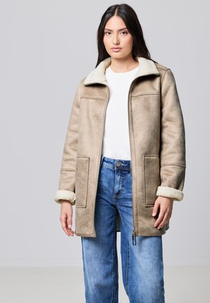 DETAILS - Wintermantel - beige