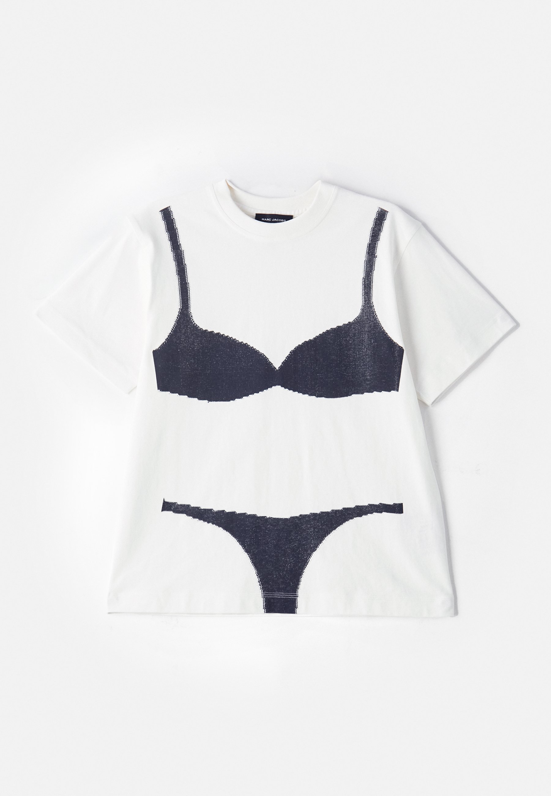 MARC JACOBS BRA BOX TEE - Print T-shirt - white - Zalando.ie
