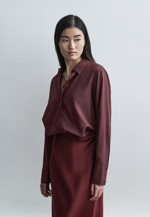 BARBARA - A-linjainen hame - cabernet