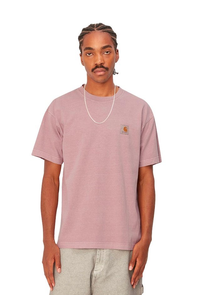 Carhartt WIP VISTA  - T-shirt basic - pink garment dyed