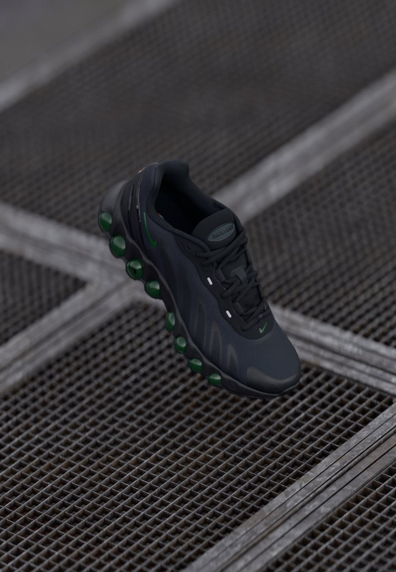 Nike Sportswear AIR MAX DN8 - Sneakers laag - black/green strike/dark smoke grey