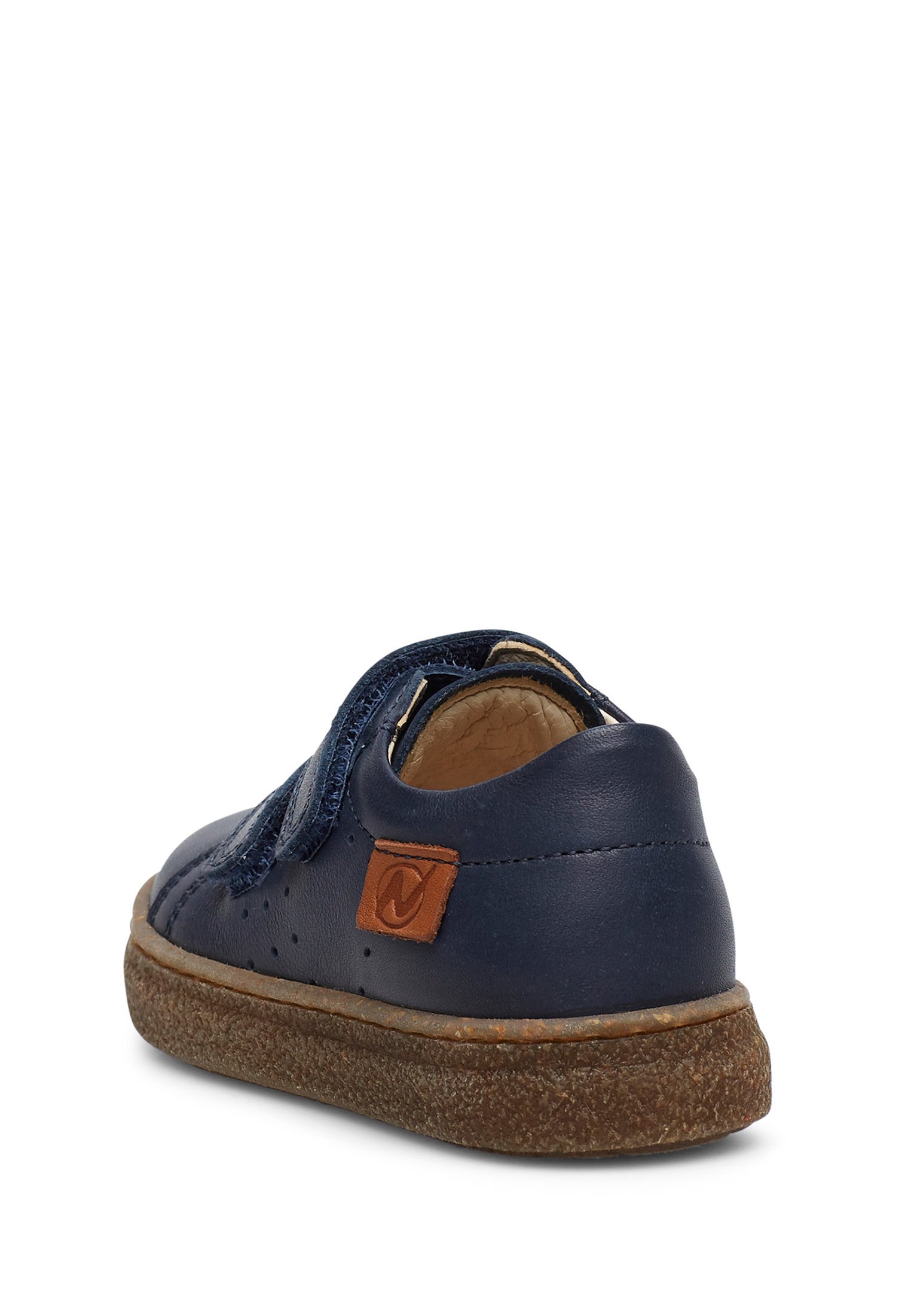 Naturino Carex VL Sneakers Aus Leder – Kinderschuhe Mit Klettverschluss, Rote Details, Für Schule & Freizeit