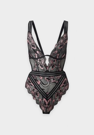 Ann Summers, EMBRACING BODY BLUSH - Ouvert-Body - black/pink