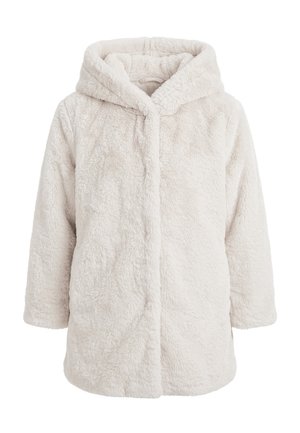 Urban Classics, KIDS GIRLS HOODED TEDDY COAT - Manteau d'hiver - offwhite