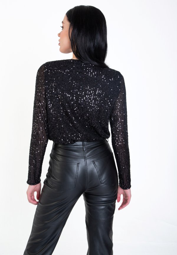SEQUIN WRAP LONG  - Blouse2