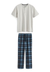 Next MOTIONFLEX COSY STANDARD - Set lenjerie de noapte - grey blue check