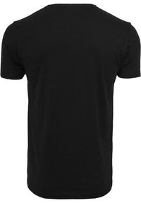 Sort kortærmet t-shirt med rund hals. Lavet af blødt bomuldsstof, har en glat struktur og en klassisk pasform. Ingen grafik eller mønstre.