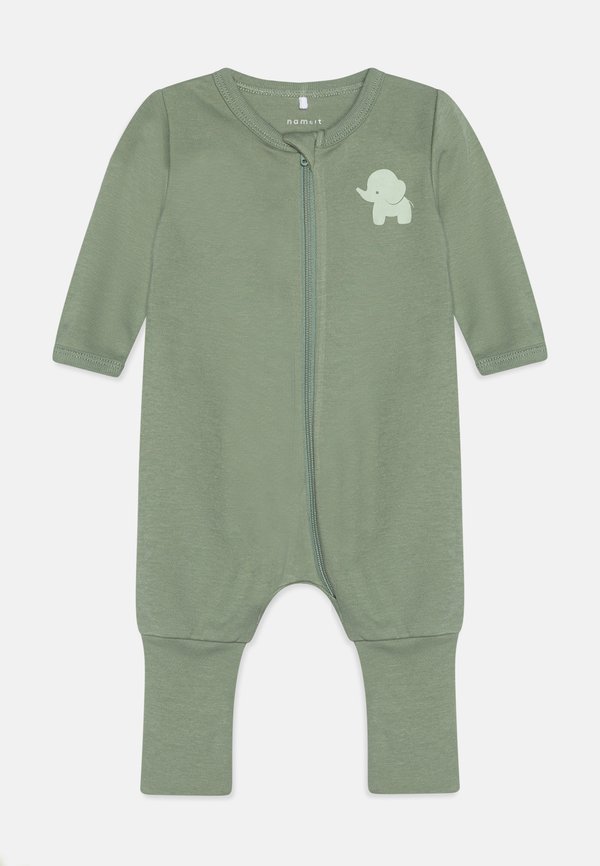 NBMNIGHTSUIT ZIP ELEPHANT 2 PACK - Pyjamas - sea foam2