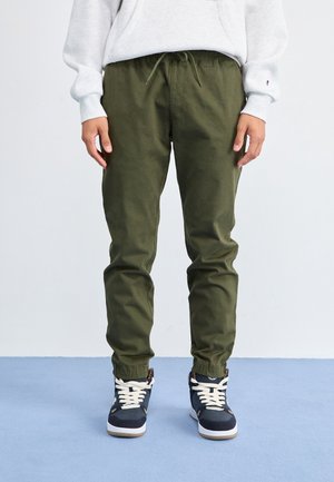 Stoffhose - mottled green