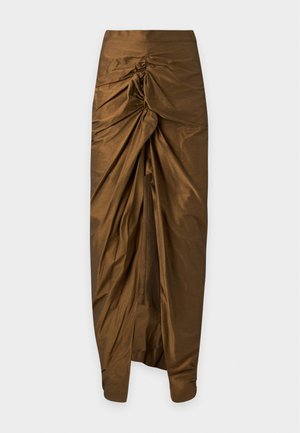 Vivienne Westwood, LONG PANTHER SKIRT - Pencil skirt - bronze-coloured