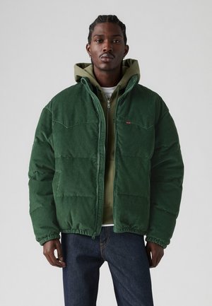 Levi's® SUPER PUFFER JACKET - Pūkinė striukė - python green
