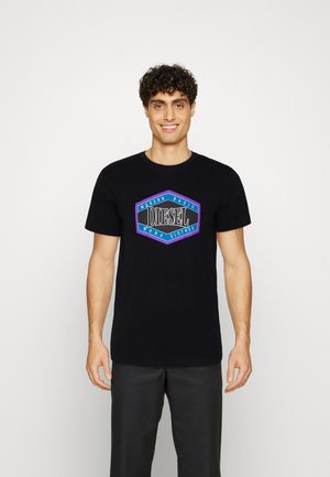 T-DIEGOR-E14 UNISEX - T-shirt med print - black