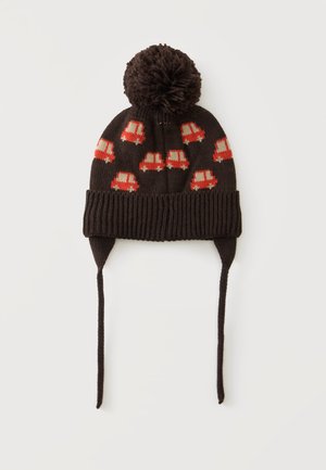 Friboo by Zalando, UNISEX - Gorro - dark brown/orange/beige