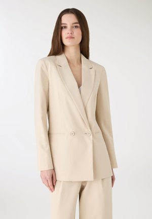 DOPPIOPETTO - Cappotto corto - beige chiaro