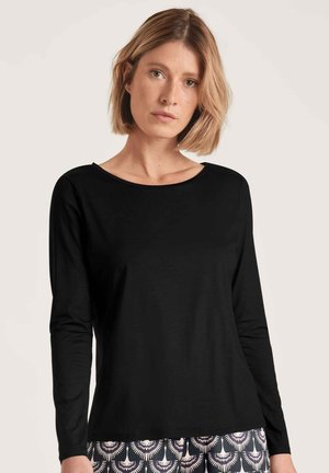 Maglietta a manica lunga - schwarz