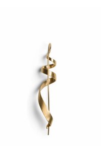 Jane Kønig RINGLET LEFT - Pendiente individual - gold plated silver coloured