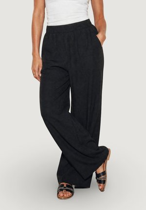 I AM, PANTALONE CRINKLE 56070 - Pantaloni - black