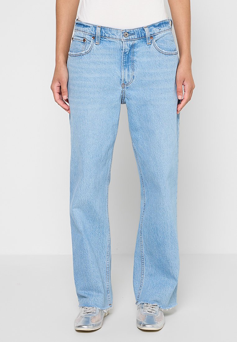 Abercrombie & Fitch Straight leg jeans lichtblauw Abercrombie & Fitch Straight leg jeans lichtblauw