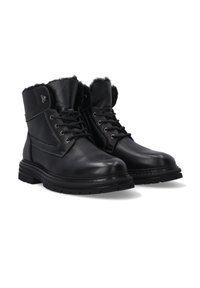 VENEZIA ANKLE BOOTS - Snørestøvletter - black