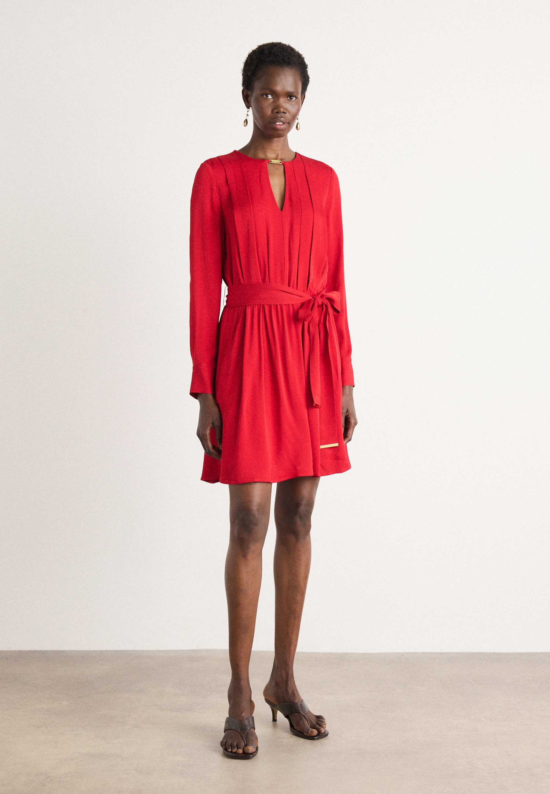 MARCIANO BY GUESS ANITA FLARED DRESS - Day dress - samba red vibes/red -  Zalando.co.uk