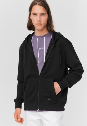 BZB BASIQUE - Sweat zippé - noir
