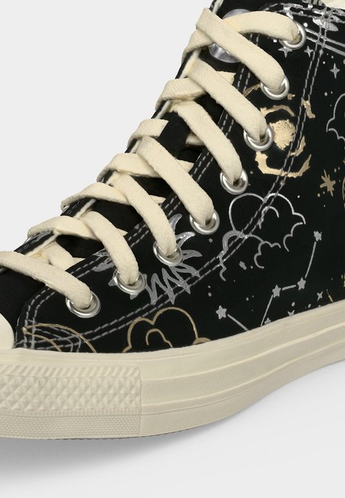Converse CHUCK TAYLOR ALL STAR - Zapatillas altas - black/silver/gold — photo 7