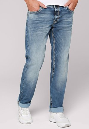 CO:NO MIT DICKEN STEPPNÄHTEN - Straight leg jeans - random blue vintage