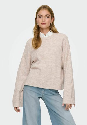 ONLSIMONI O-NECK NOOS - Striktrøje - pumice stone