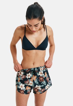 NO BAD WAVES PRINTED - BOARD - Bikini bottoms - brown