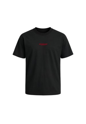 Neverless, HERREN T-SHIRT - SPIDER LILIES - OVERSIZED RELAXED FIT - T-Shirt print - schwarz