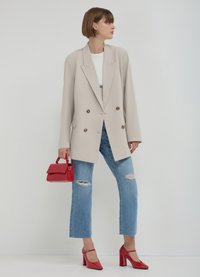 Calliope CROPPED  - Jeans a sigaretta - blu