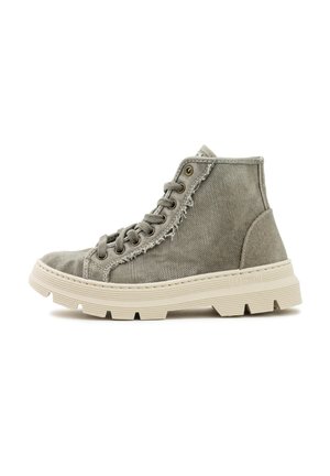 OLD IRIS - Platform ankle boots - gris claro