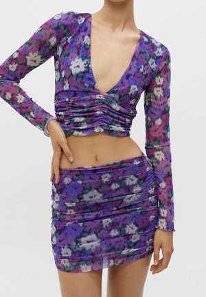 Blouse - mottled pink