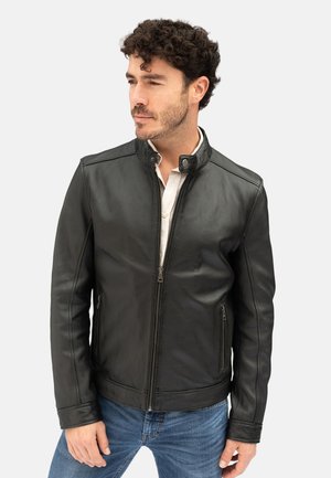 JORK - Lederjacke - black