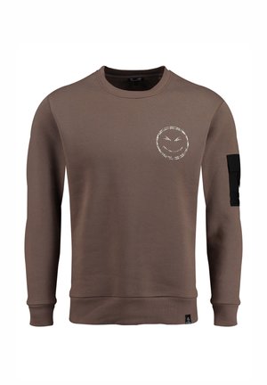 TRIP ROUND - Felpa - mud brown