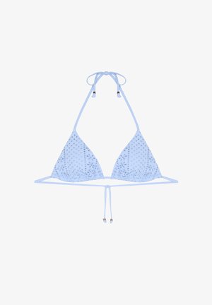 Yamamay, SANGALLO - BIKINI TOP - Bikini pezzo sopra - light blue (embroidered)