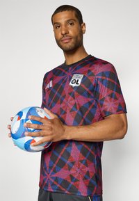 adidas Performance OLYMPIQUE LYONNAIS PREMATCH JERSEY - Klubbklær - black