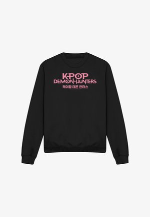 NETFLIX, KPOP DEMON HUNTERS PINK LOGO - Sweatshirt - black