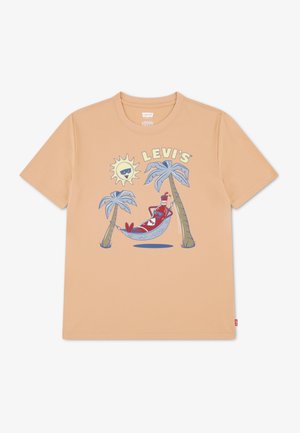RELAXING HOT SAUCE TEE - T-shirt imprimé - peach bloom
