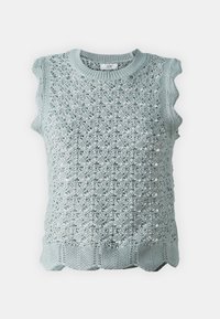 JDYSUN EVELYN O NECK - Tops - chinois green
