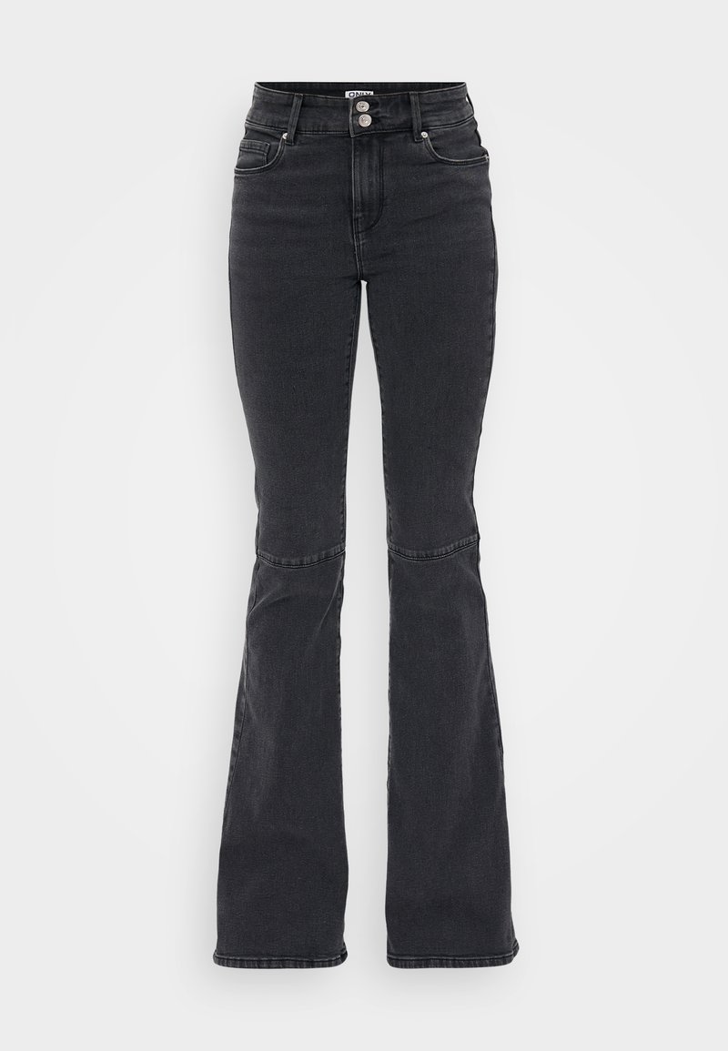 Only Tall Flared Jeans zwart denim/blackdenim Only Tall Flared Jeans zwart denim/blackdenim