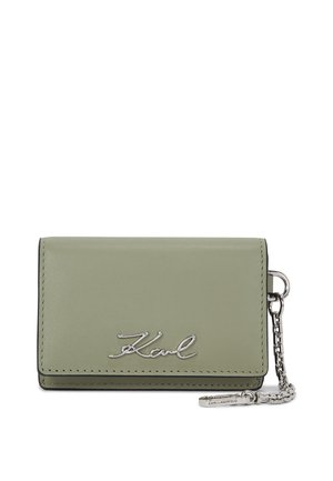 SIGNATURE CHAIN - Wallet - oil green
